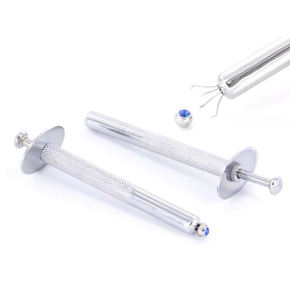 PIE 356 Piercing Tool: Ball Grabber Holder, Syringe Type Quad