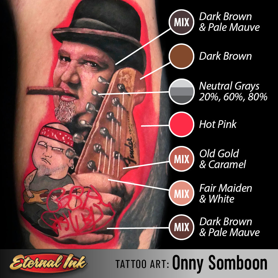 Dark Brown — Eternal Tattoo Ink — Pick Size