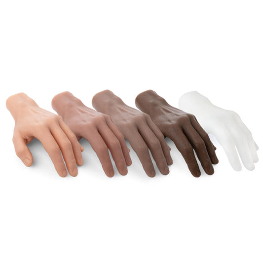A Pound of Flesh Silicone Synthetic Hand with Wrist — Right or Left — Pick Skin Tone