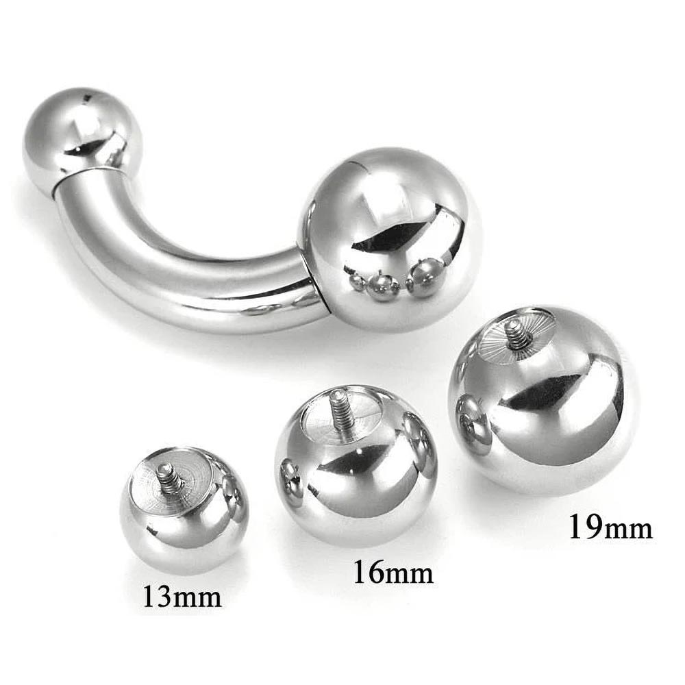 2g Internally Threaded Counter-Sunk Steel Ball - Price Per 1 - Painful Pleasures