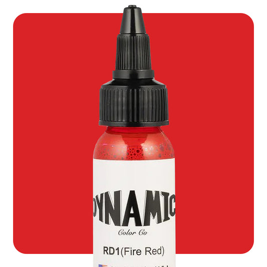 Dynamic Fire Red Tattoo Ink - 1oz. Bottle