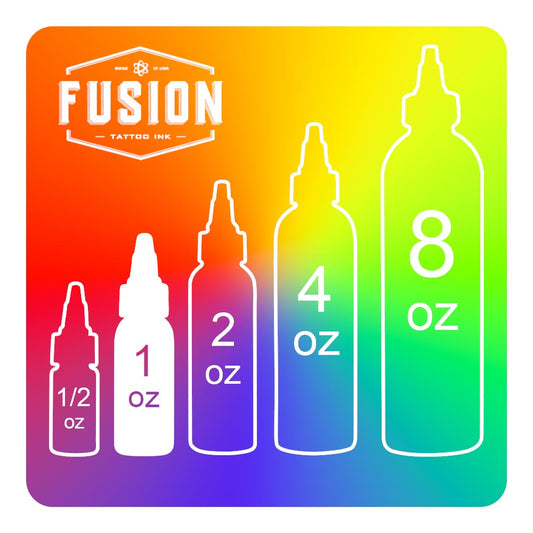 Fusion Tattoo Ink — 1oz Bottle — Pick Color