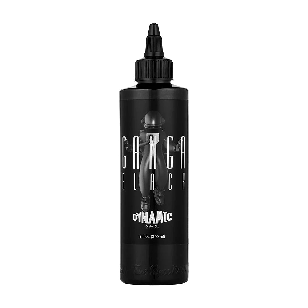 Dynamic Ganga Black Tattoo Ink — 8oz Bottle