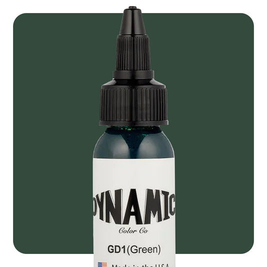 Dynamic Green Tattoo Ink - 1oz. Bottle