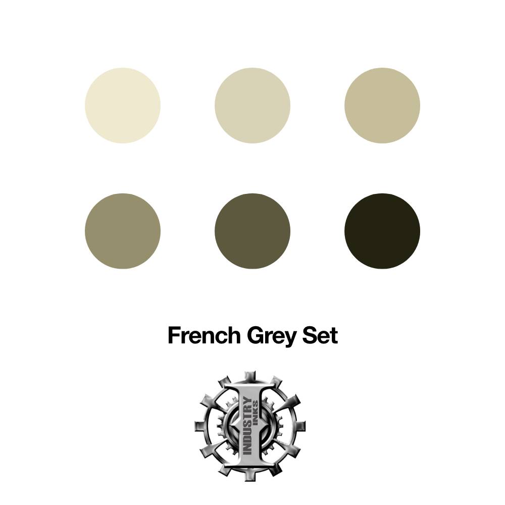 French Grey Color Set — Industry Inks — Pick Size