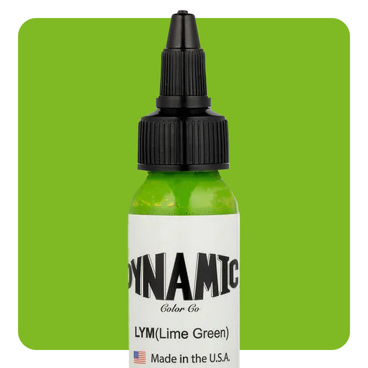 Dynamic Lime Green Tattoo Ink - 1oz. Bottle