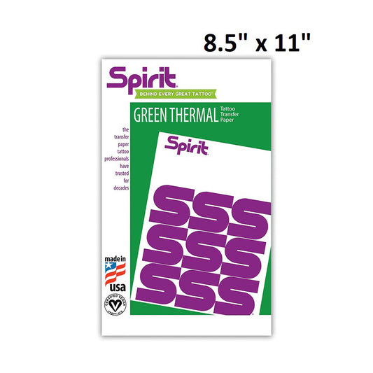 Spirit Green Thermal Image Copier Paper — 8-1/2" x 11" — Box of 100 Sheets