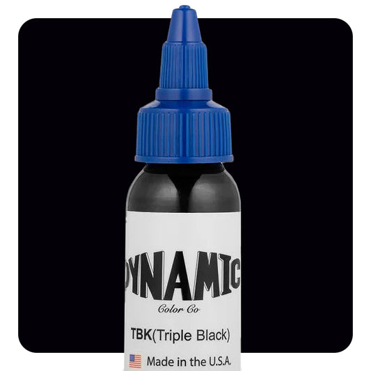 Dynamic Triple Black Tattoo Ink — 1oz Bottle