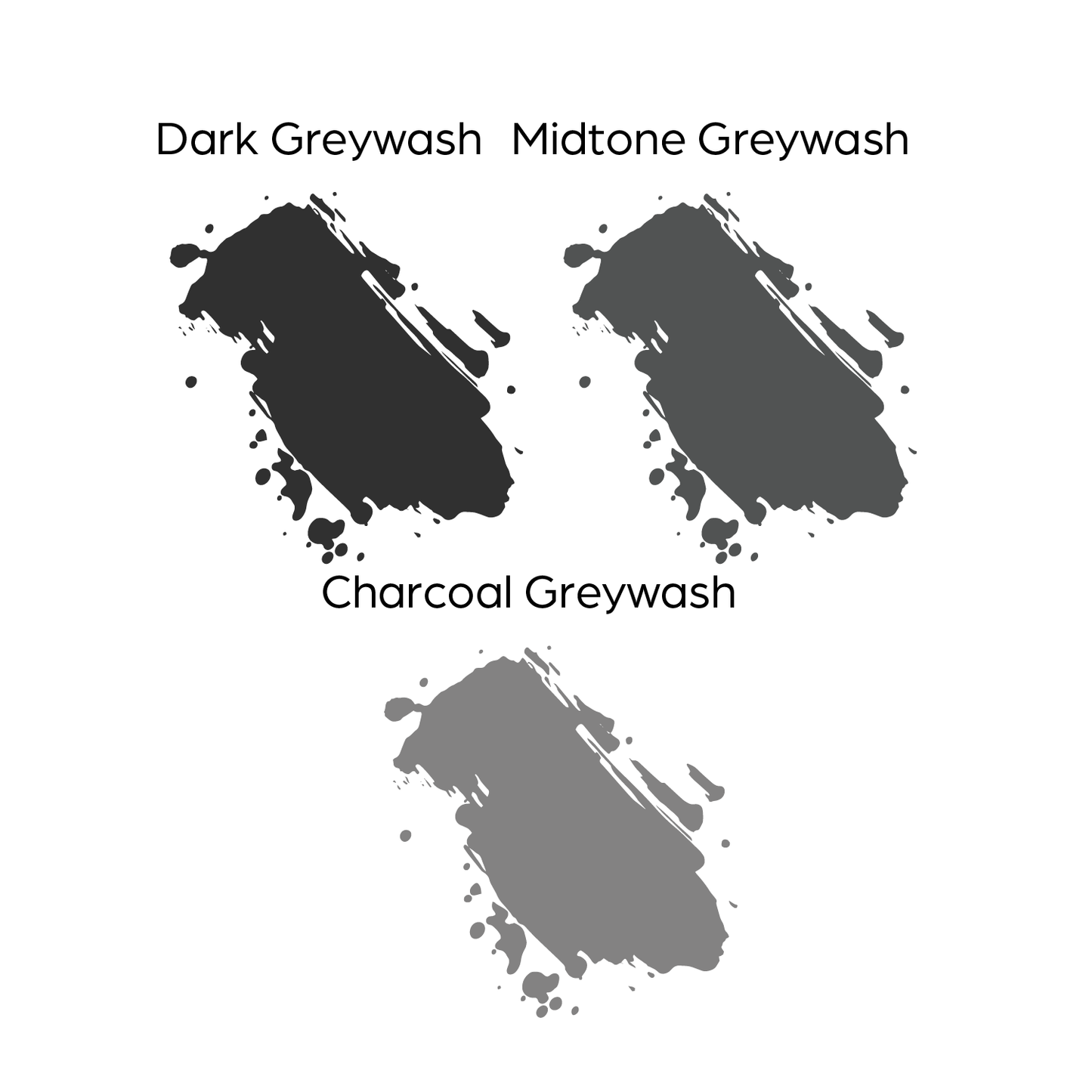 3 Bottle Greywash Set — World Famous Tattoo Ink — Pick Size
