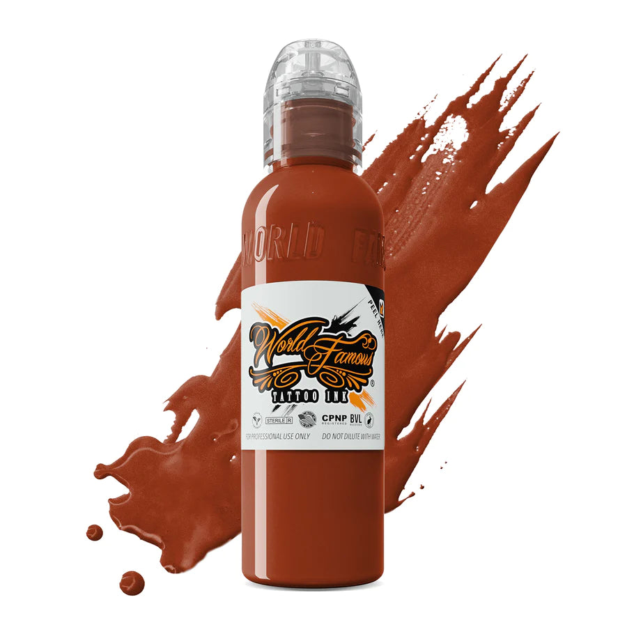 Red Clay — World Famous Tattoo Ink — Pick Size