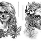 Skull Woman Tattoo Designs — Softcover Book