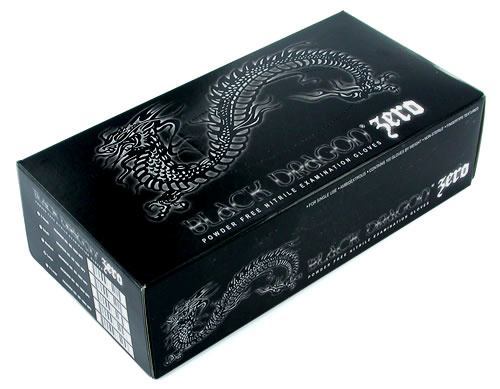 【希少品】【未使用品】ラブブBlack Dragon ※箱ナシ Black Dragon Zero Disposable Nitrile Gloves — Box of 100