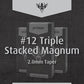 #12 Triple Stacked Magnum — Precision Needles — Box of 50 Premade Sterilized Tattoo Needles