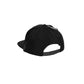 Cheyenne Flat Brim Snapback Hat — Black
