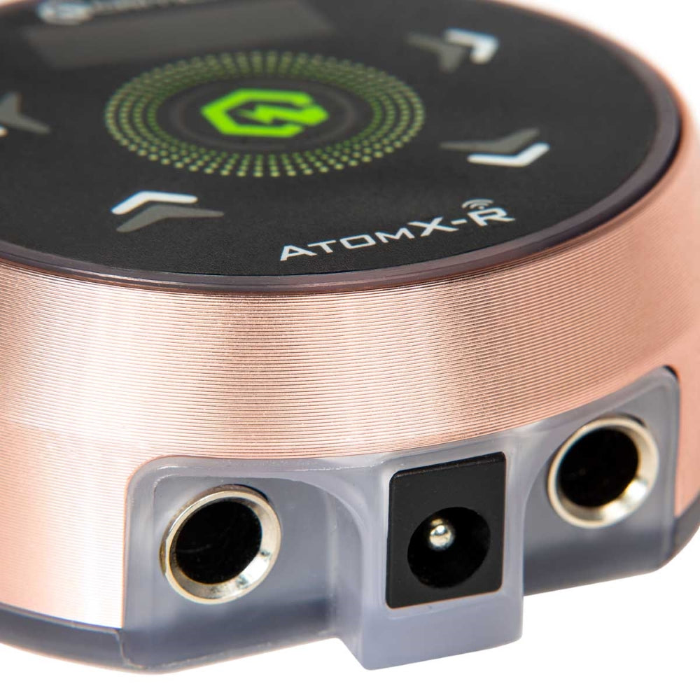 Critical Tattoo® Atom X-R Power Supply — Rose Gold with Black Overlay