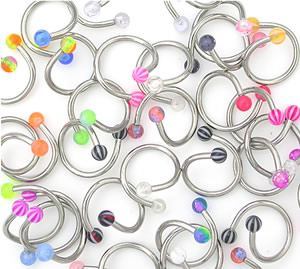 16g Mixed Acrylic Twisters - Price Per 10