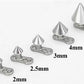 Our Steel Cone Spikes for 12g & 14g Body Jewelry Are Available in 5 Sizes