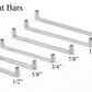 10g Flat Titanium Surface Barbells Reduce Chances of Rejection