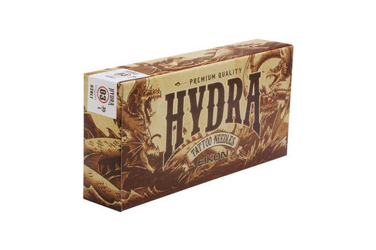 Hydra Premium Tattoo Needles by Eikon - Box of 50 Round Liner Tight Needles