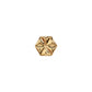 Tilum 14kt Yellow Gold Patchwork Star Threadless Top — Price Per 1