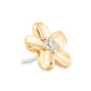 Tilum 14kt Yellow Gold Hibiscus Flower Threadless Top - Price Per 1