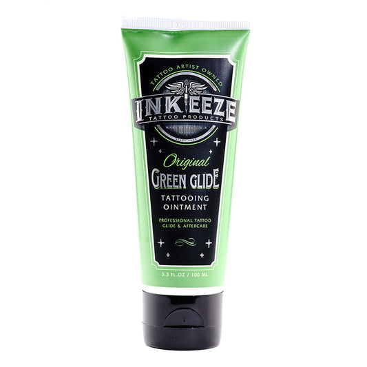 INK-EEZE Green Glide Tattooing Ointment — 3.3oz Tube