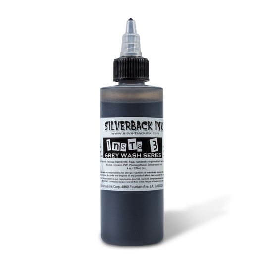 Insta 3 Grey Wash — Silverback Ink — 4oz Bottle