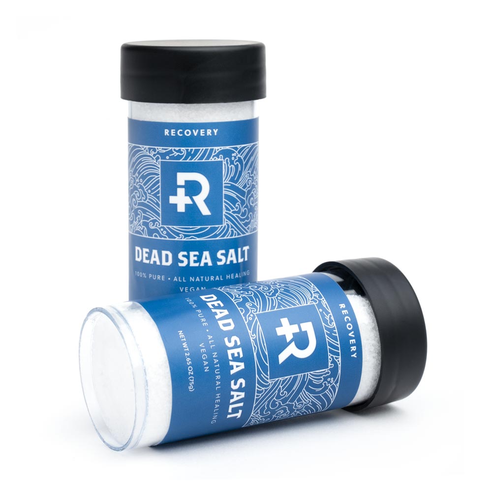 Back of Recovery Sea Salt Container