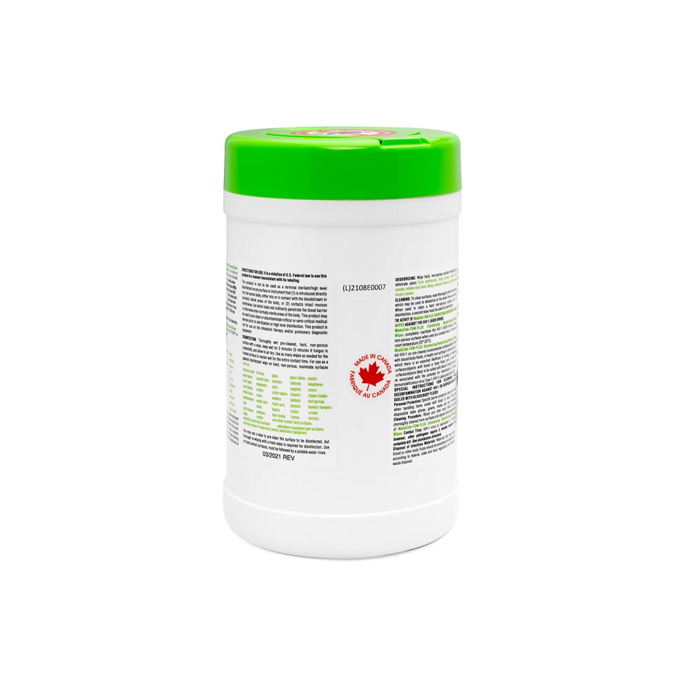 Tub of Madacide-FD Wipes — Medical Grade Infection Control