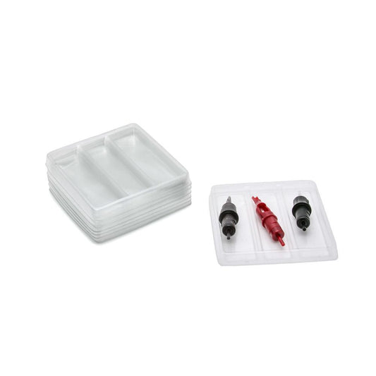 Bag of 25 Plastic Disposable Trays - Use for Setup & During Procedure