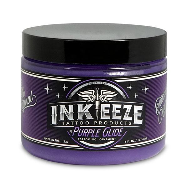 INK-EEZE Purple Glide Tattooing Ointment - 6oz Jar