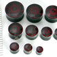 RED RESIN DAISY Flower Design Wholesale Organic Jewelry Horn 8mm-24mm - Price Per 1