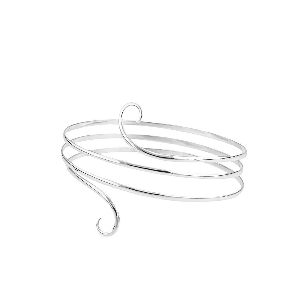 Flat Sterling Silver Plated Arm Band