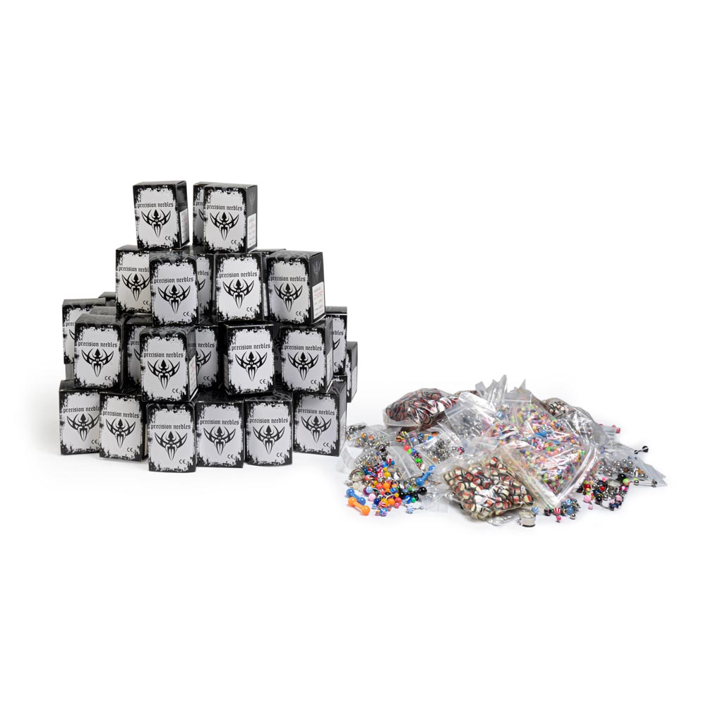Piercing Practice Bundle Kit — Precision Piercing Needles and Assorted