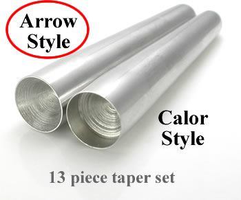 13 Piece Insertion Taper Set 18g-00g Body Piercing Tapers - Arrow