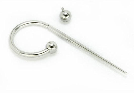 16g 1 inch Threaded Taper with .80mm Threading
