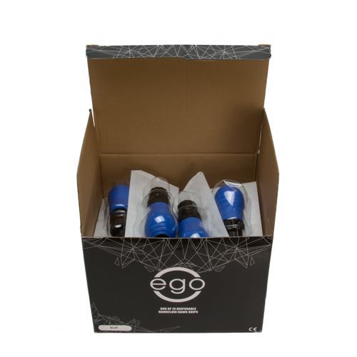 Ego Hawkflow Disposable Hawk Grips in Blue – Box of 15