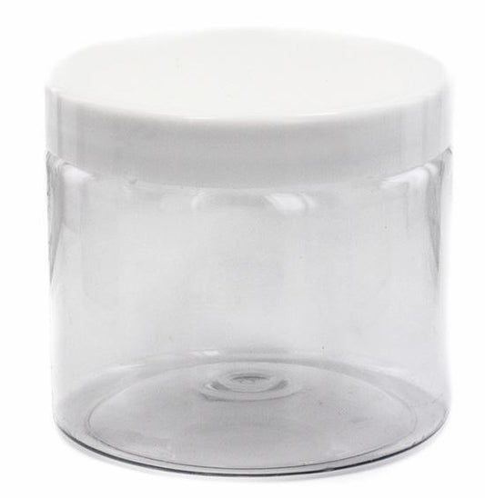 16oz Plastic Jar with Screw Lid