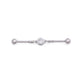 14g Jeweled Chain Industrial Barbell — Price Per 1