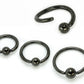 16g Blackout Annealed Fixed Bead Ring