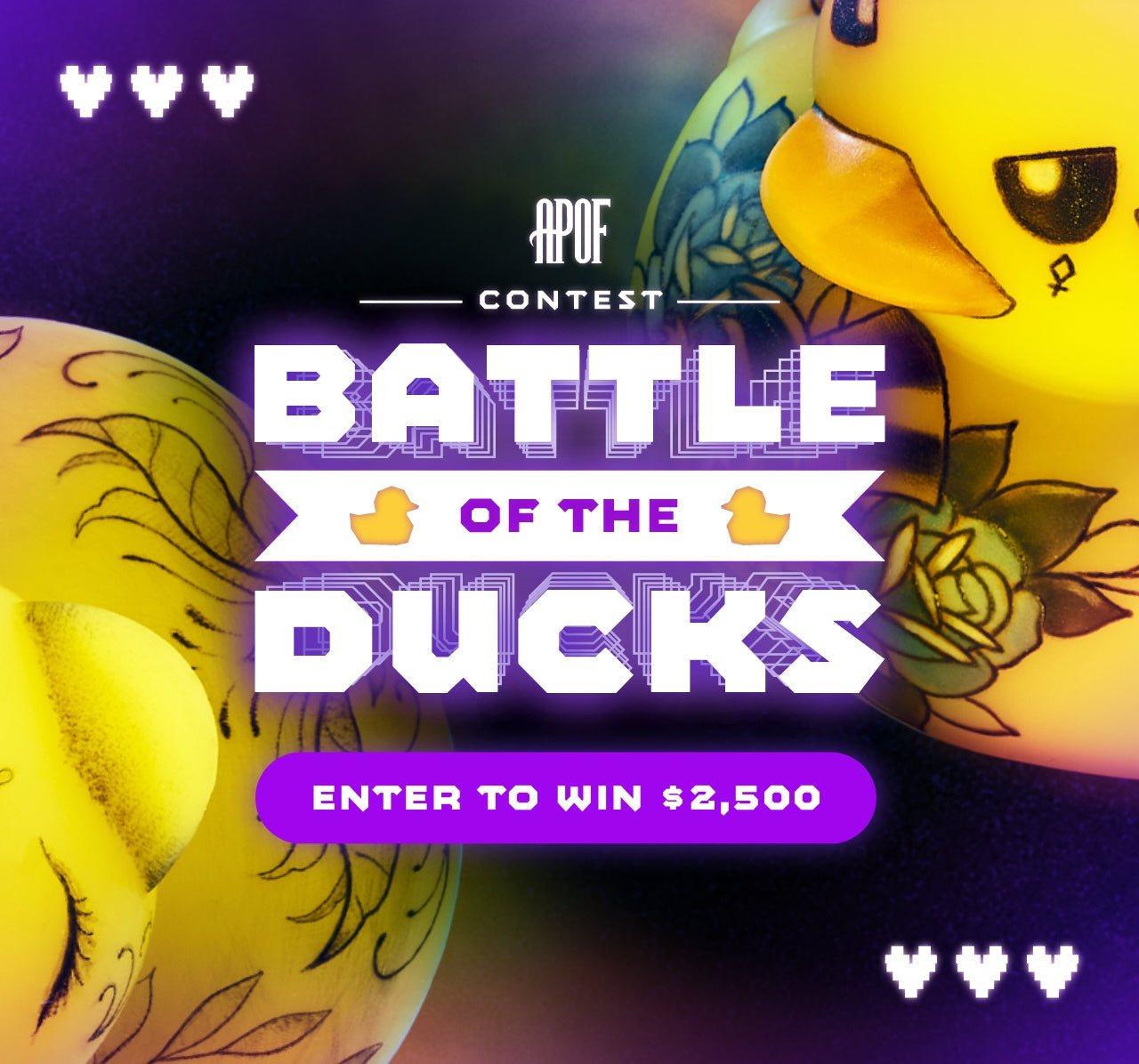 APOF Sponsored Battle of the Duck Contest Battle of the Ducks Contest - Sponsored by APOF