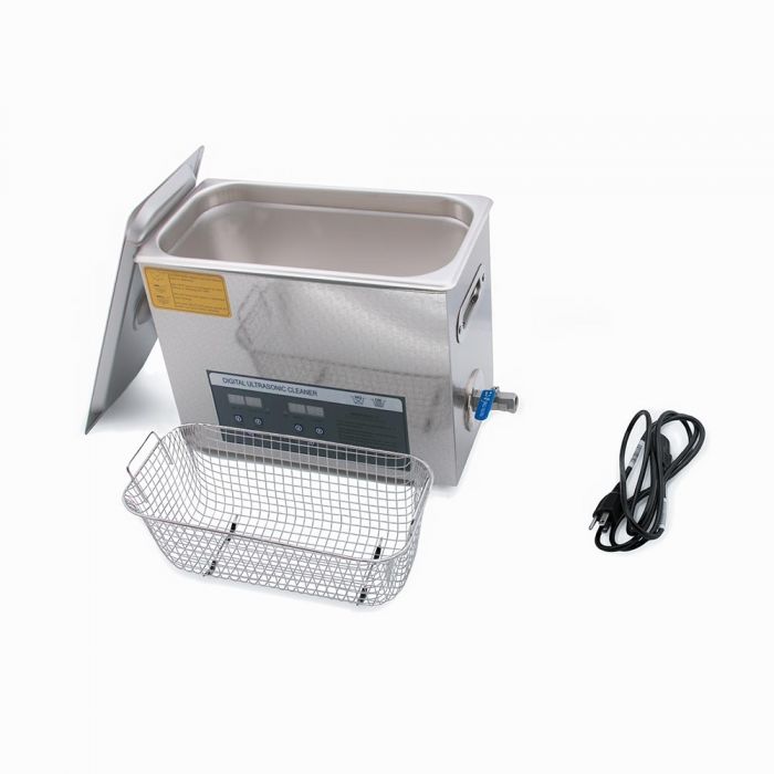 Autoclave with basket removed and spare cord accessory