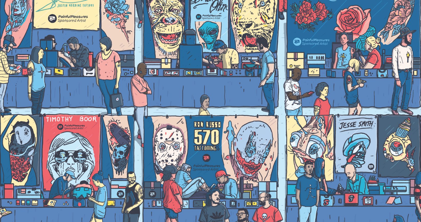 2021 tattoo conventions featuring tattoo artists Jesse Smith, Timothy Boor, Ron Russo, and more The Return of Tattoo Conventions in 2021
