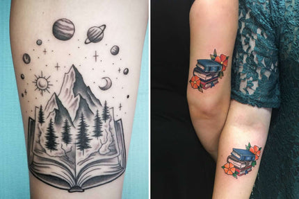literary tattoos, book tattoos, friendship tattoos, Broken Krystals tattoo, Brian Wren tattoo