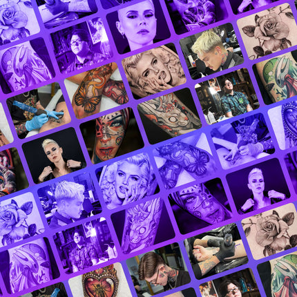 Collage of all Pride spotlight tattoo artists