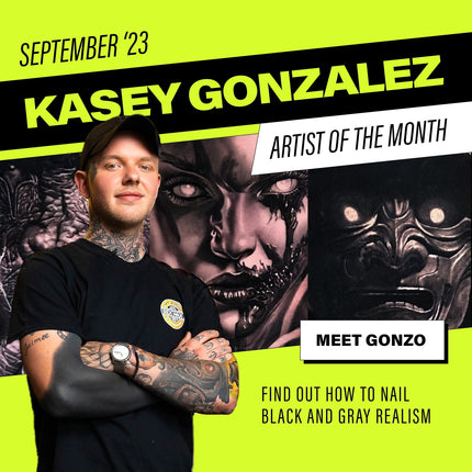 Master Black and Gray Realism with Pro Artist Kasey Gonzo Gonzalez