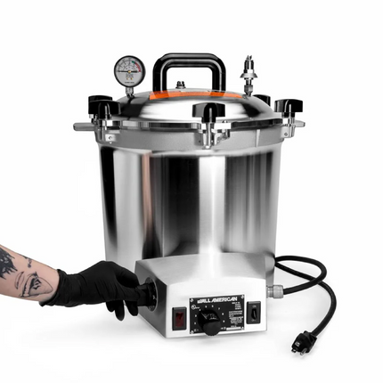 An autoclave operated by an artist.