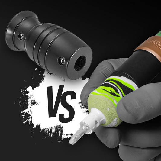 Shot of disposable and autoclavable grips