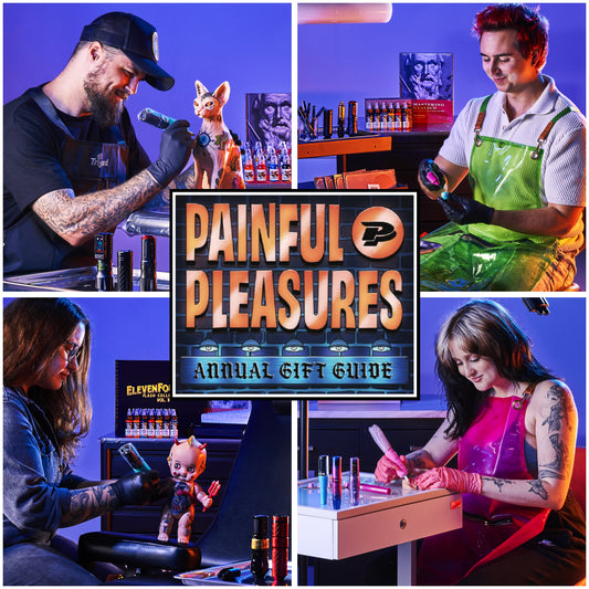 Collage of tattoo artists