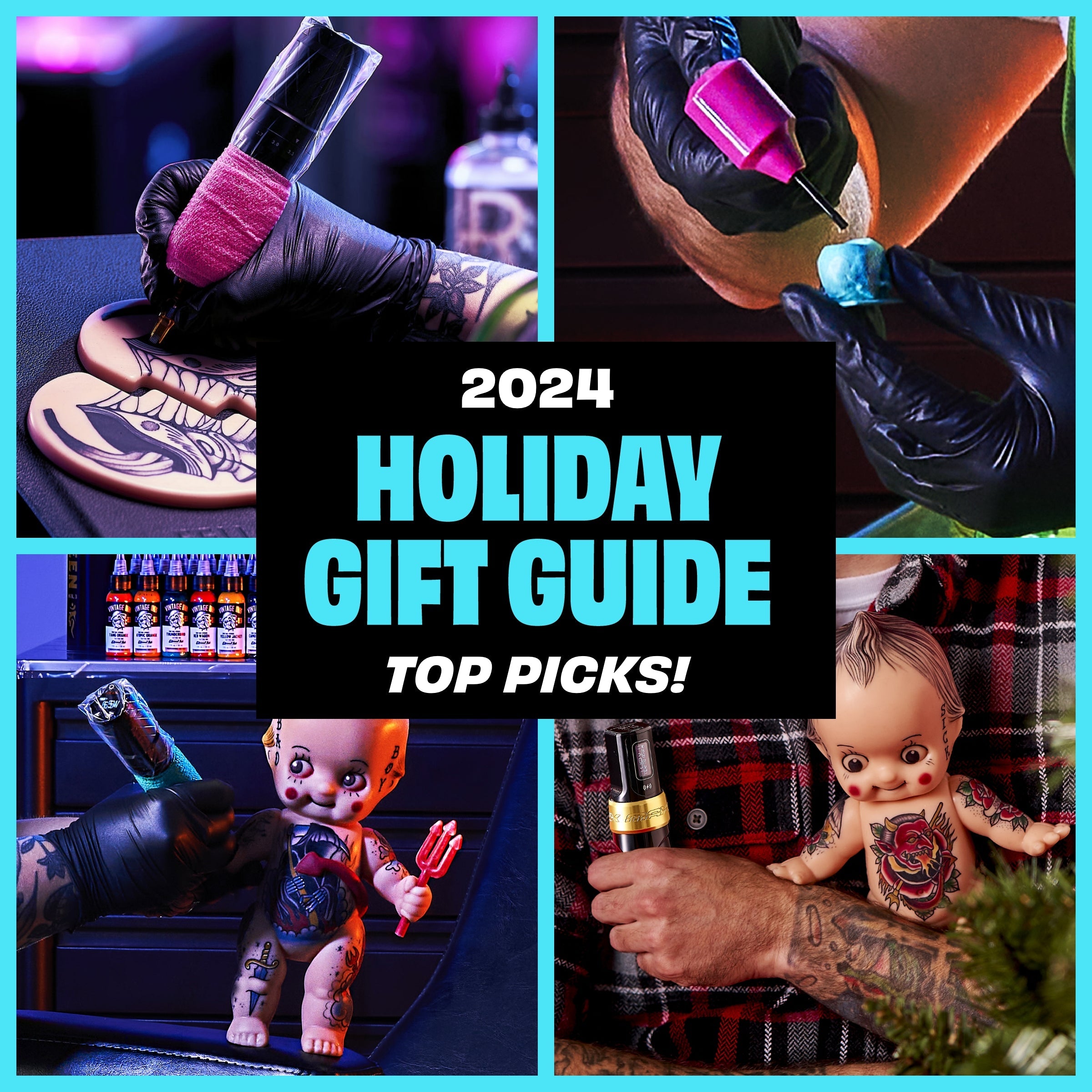 Header collage of top gift guide picks. Gift Guide Must-Haves – Top Picks for 2024